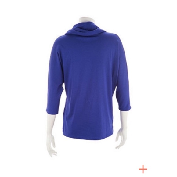 NEW Isaac Mizrahi Dolman Sleeve Cowl Neck Tunic - Picture 5 of 7